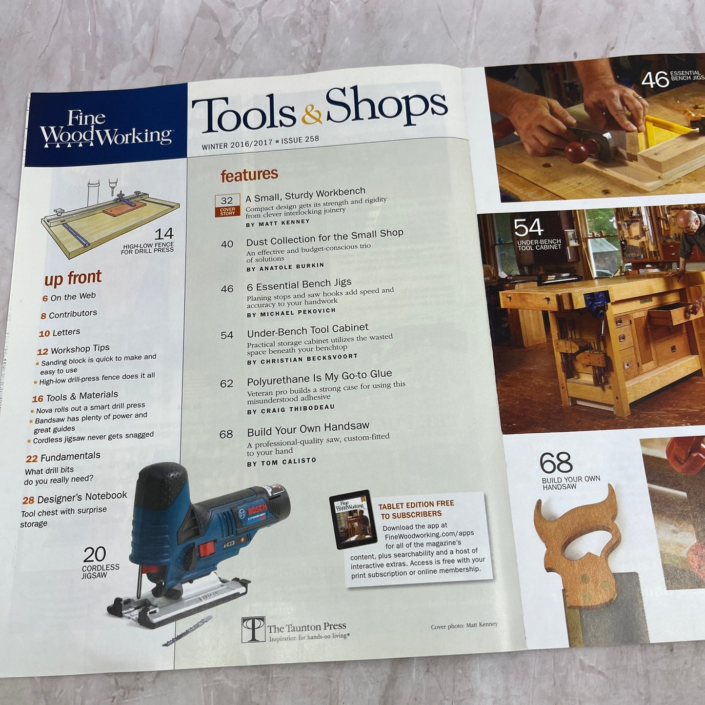 Tools & Shops - Winter 2017 - Taunton's Fine Woodworking Magazine M36
