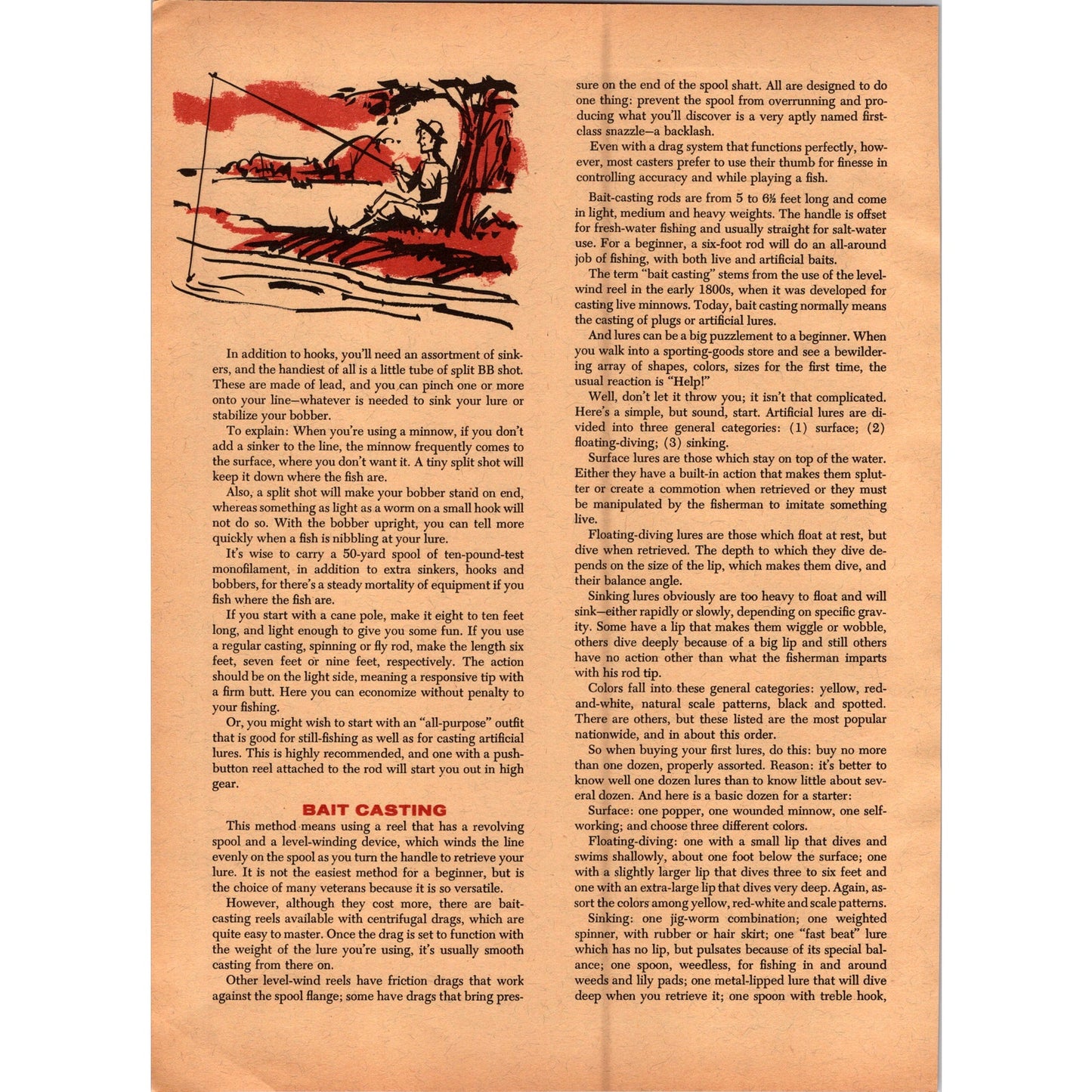 The ABC's of Catching Fish by Homer Circle 8 Page 1966 Article SI11