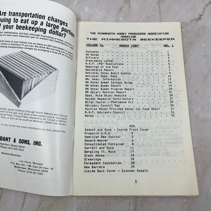 1987 Spring The Minnesota Beekeeper Magazine Red Wing Beekeepers Association TD5