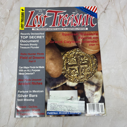 1991 Sept - Lost Treasure Magazine - Treasure Hunting Gold Prospecting M14