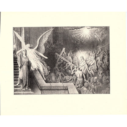 The Dream of Pilate's Wife - Paul Gustave Dore - 1898 Litho Art Print D19