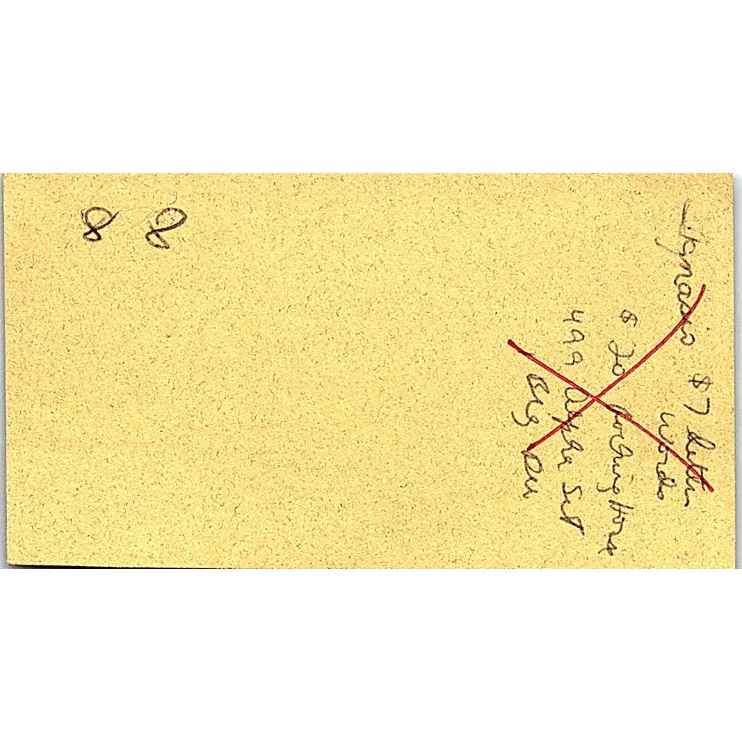 Kathy & Bob McCreary Scrapbook Garden Wichita KS Vintage Business Card SC9-B10