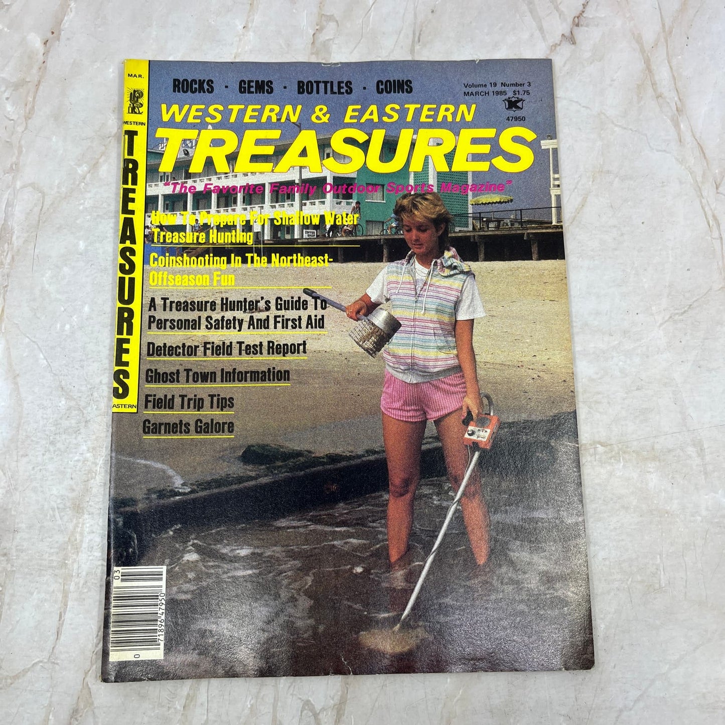 1985 March - Western & Eastern Treasures Magazine - Treasure Hunting Gold M12