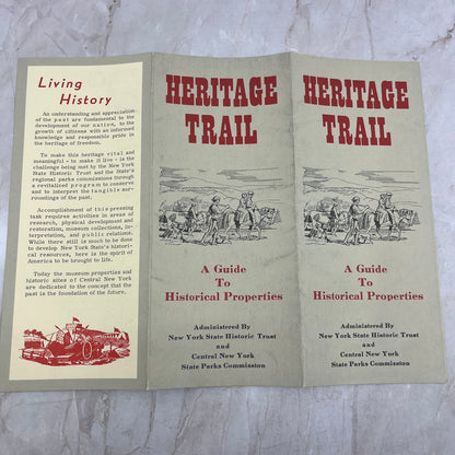 c1960 Heritage Trail New York Guide to Historical Properties Brochure TG8-Z