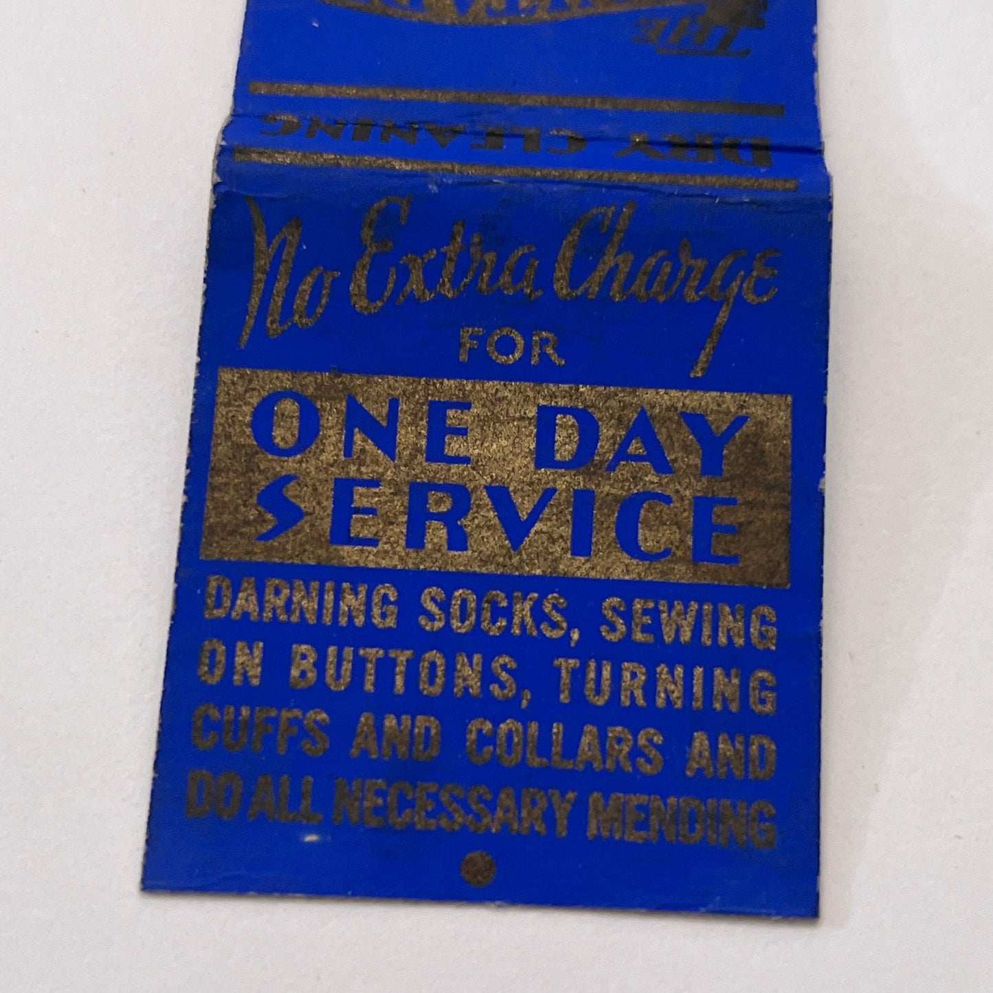 Sanitary Laundry 339 Church Street Hartford CT Vintage Matchbook Cover TB8-MB-12