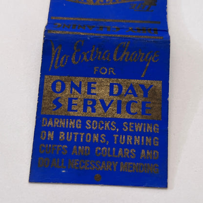 Sanitary Laundry 339 Church Street Hartford CT Vintage Matchbook Cover TB8-MB-12