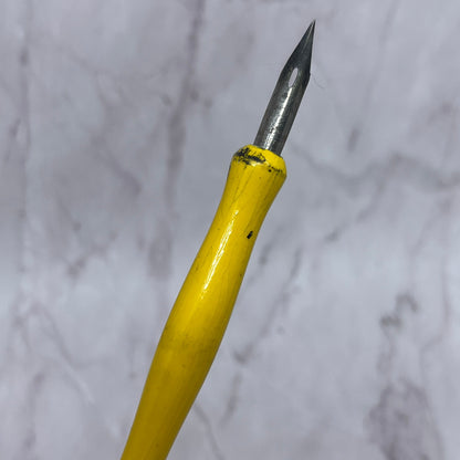 Bradley of Vermont No. 36 Yellow Wood Vintage Fountain Dip Pen w/ Nib TC5-DP-10