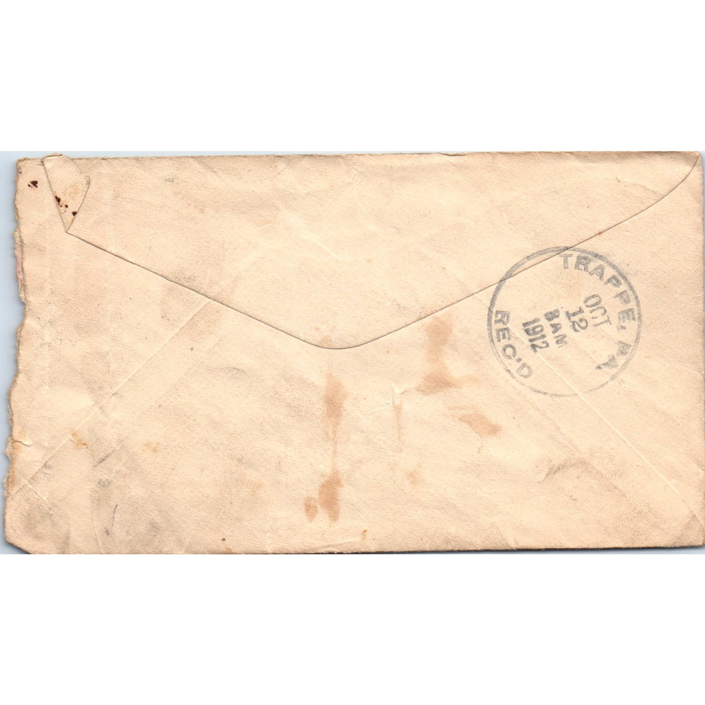 1912 West Stockbridge Marble Works Co Lee MA Postal Cover Envelope TG7-PC2