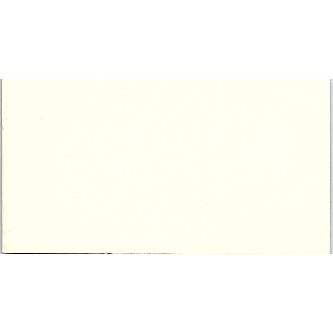 Jean Helgy White Artist Landscapes Houston Vintage Business Card SC9-B5