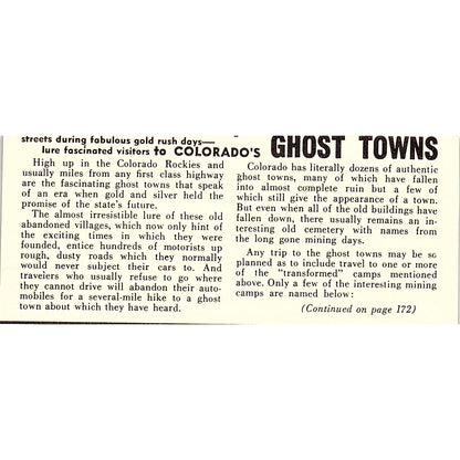 H Motel Fruita CO 1958 Ad AG1-M3