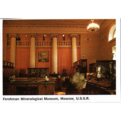 Fershman Mineralogical Museum Moscow USSR 1972 Photo AF8-M3