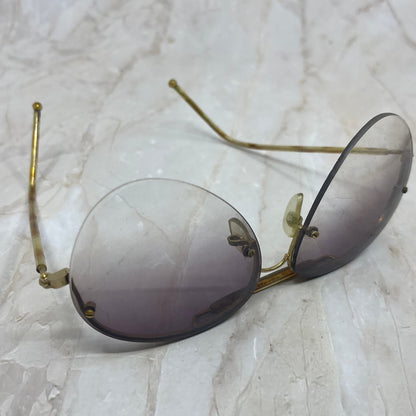 Retro Men’s Rimless ROC Taiwan Aviator Sunglasses Eyeglasses Frames TD7-G3-10