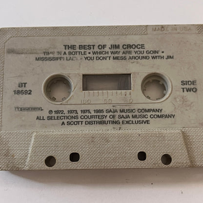 The Best of Jim Croce Cassette Tape TB6-OT2
