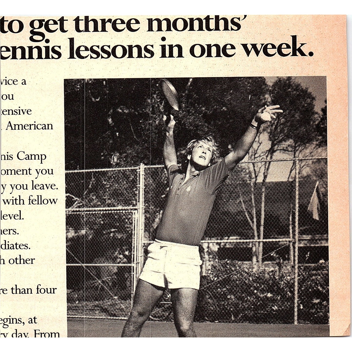 The Beach & Tennis Club Del Monte Lodge at Pebble Beach CA 1977 Ad AF3-M2