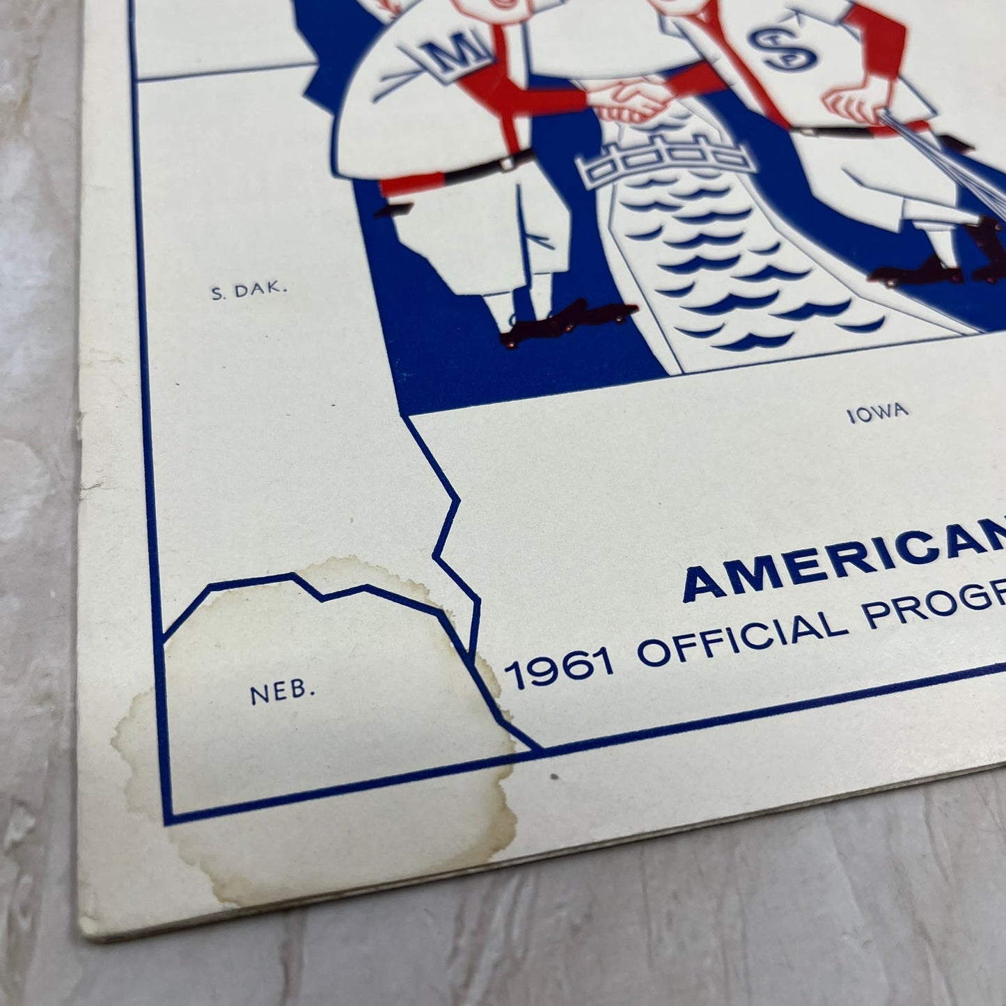 Minnesota Twins 1961 Official Program And Scorecard MLB Baseball TI9-P4