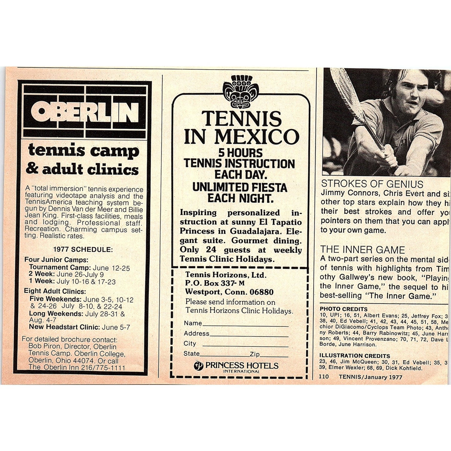 Palm-Aire Tennis Vacations Pompano Beach FL 1977 Ad AF3-5