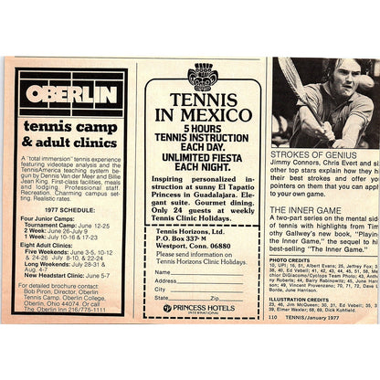 Palm-Aire Tennis Vacations Pompano Beach FL 1977 Ad AF3-5