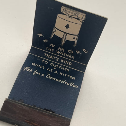 Sears Roebuck Kenmore Coldspot Refrigerators Penguin Matchbook Cover TB8-MB2-7