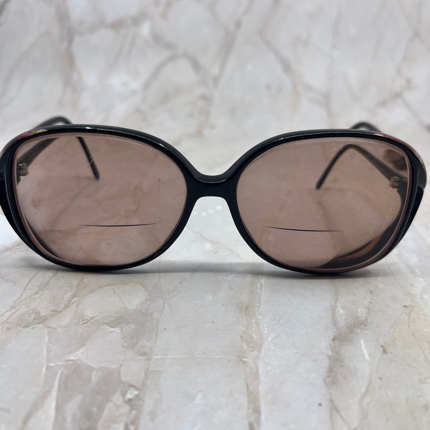 Retro Women’s Marchon Black Purple Oversize Sunglasses Eyeglasses Frame TD7-G7-2