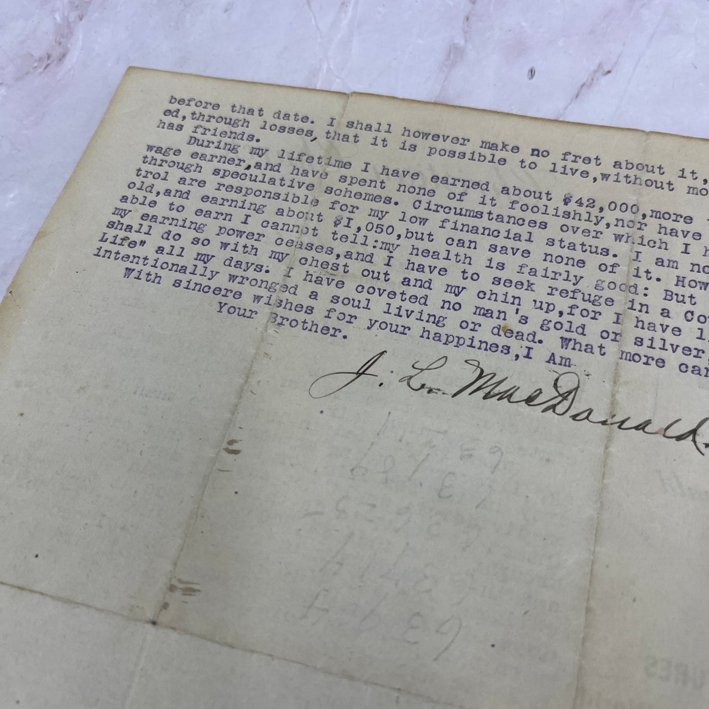 1917 Bellville OH Christian Church J.L. MacDonald Lecture Promo Leaflet D22