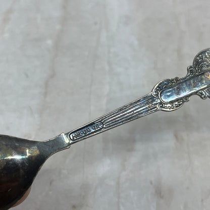 Vintage Sterling Silver Monogrammed Moirana Baby Spoon 4" TG9-SP