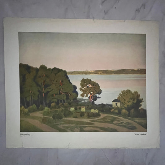 Scharmützelsee by Walter Leistikow 13x15" Art Print FL1
