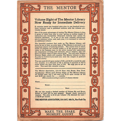 Those I Do Not Know - Edith M Thomas Original Poem Mentor Magazine 7x10 V4