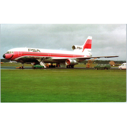 Pacific Southwest Airlines Lockheed L-1011 Vintage Postcard PC18