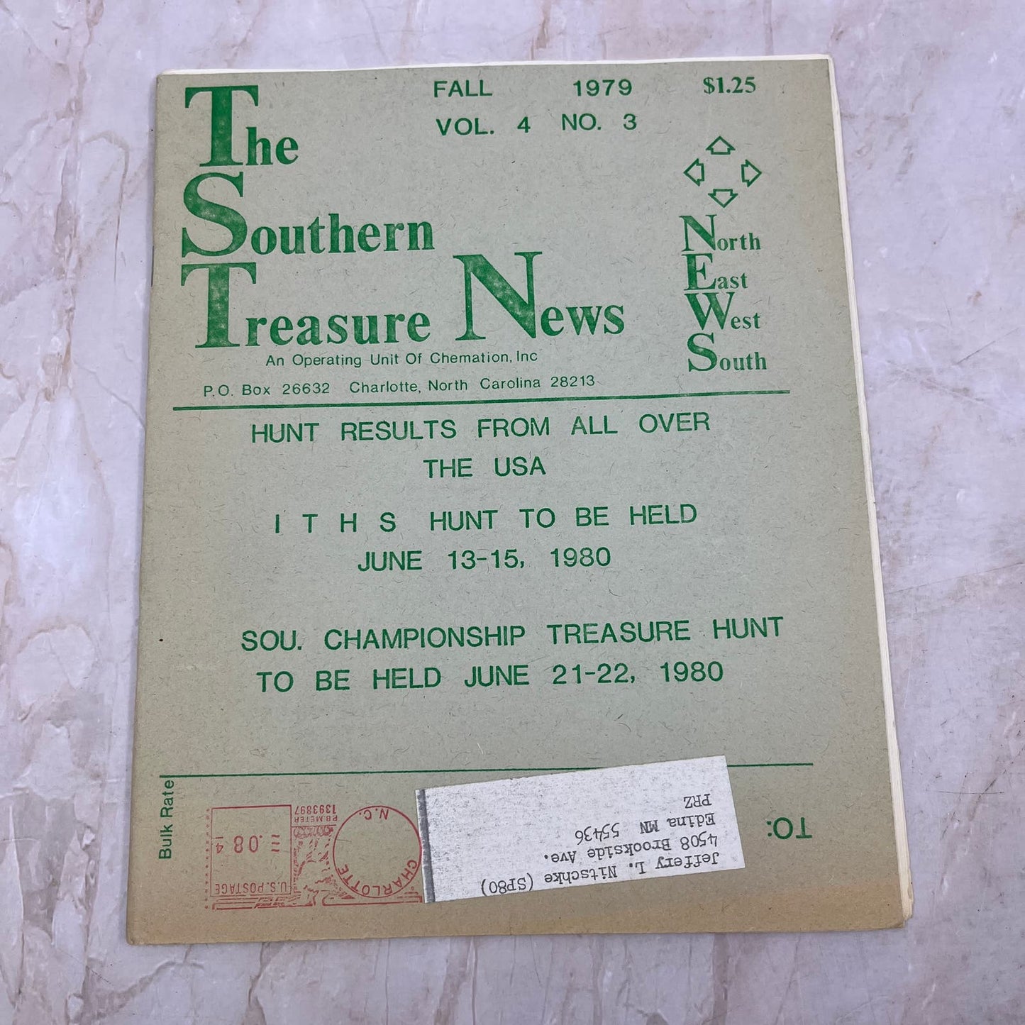 1979 Fall - The Southern Treasure News Magazine - Treasure Hunting M11