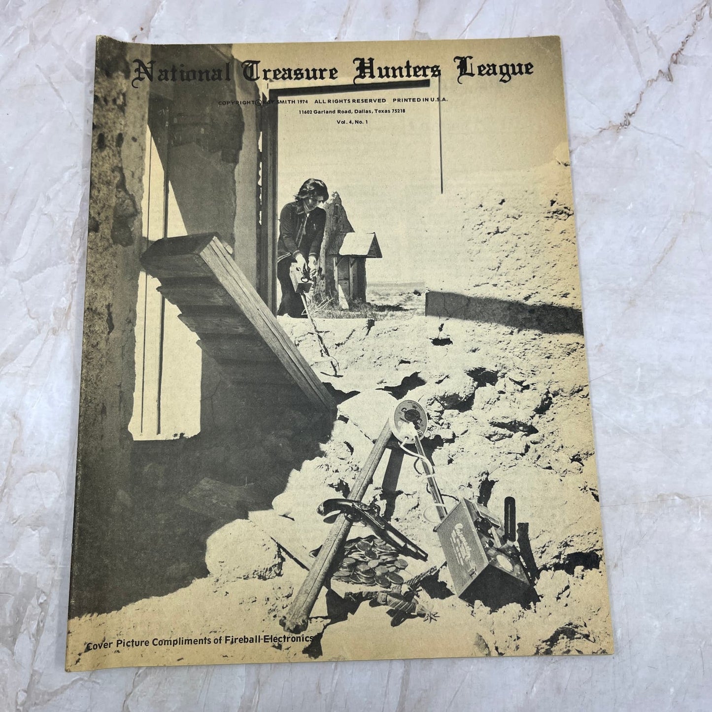1974 National Treasure Hunters League Magazine - Mesquite TX Ray Smith M19
