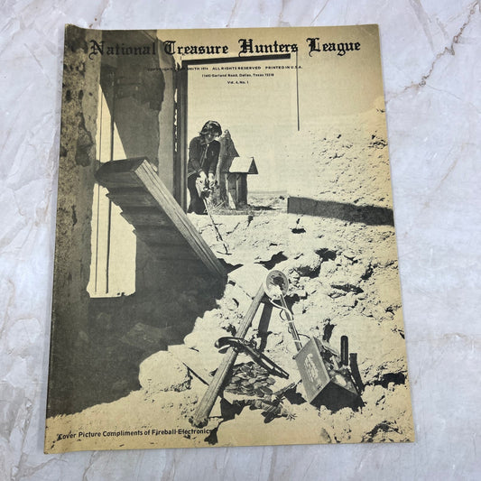 1974 National Treasure Hunters League Magazine - Mesquite TX Ray Smith M19