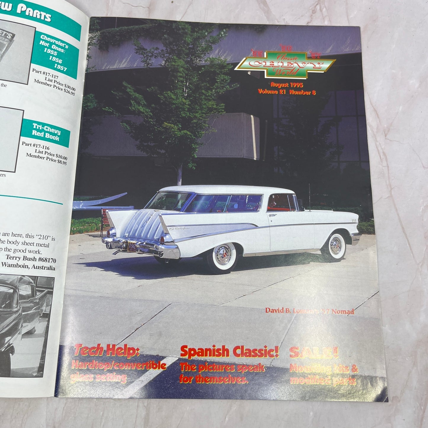 Hardtop/Convertible Glass - '55, '56, '57 Classic Chevy World - Aug 1995 M30