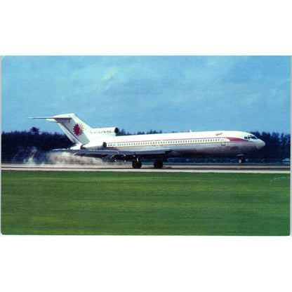 National Airlines Boeing 727 B-727-100 Vintage Postcard TG8-PC