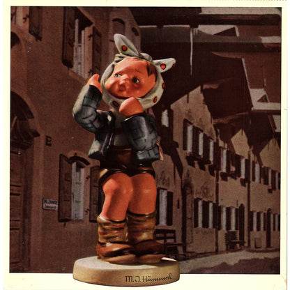 "Boy With Toothache" Goebel Hummel Vintage Art Print 8x8.5 V19