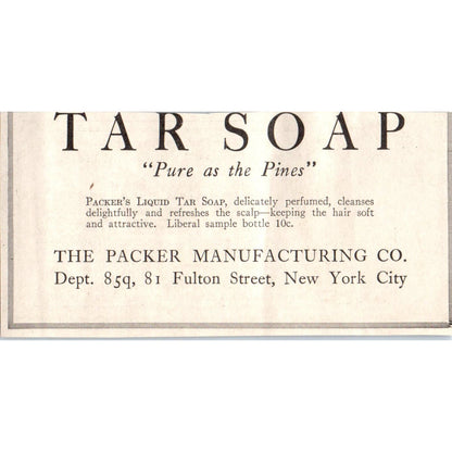 C. Hoffbauer & Co Out-a-Syte Press Stud Tape NY 1918 Magazine Ad AF1-WH1