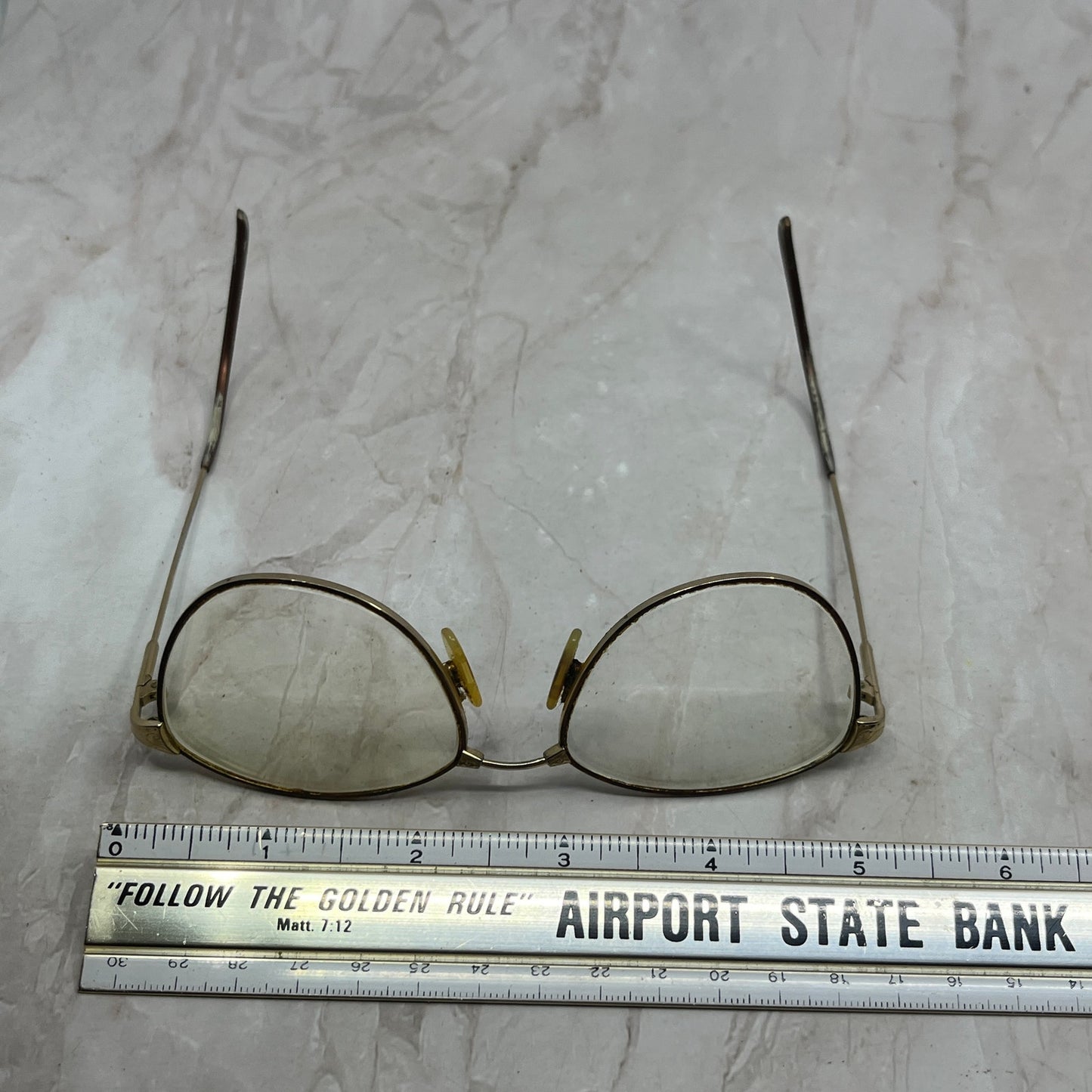 Vintage Wire Frame with Clip On Sunglasses Eyeglasses Frames TG7-G5-1