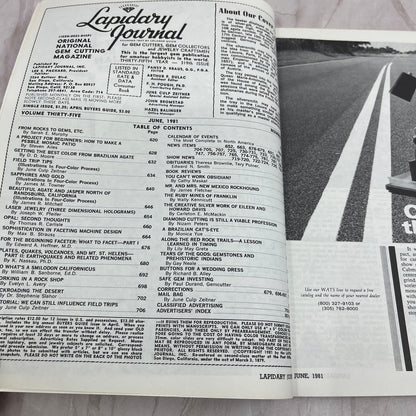 Beaker With Agate Cameos - Lapidary Journal Magazine - Jun 1981 M25