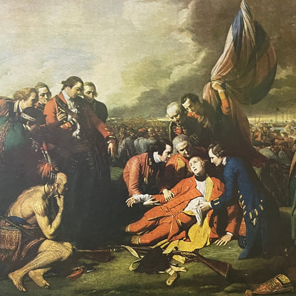 The Death of Wolfe by Benjamin West Vintage Art Print 9x11 V5