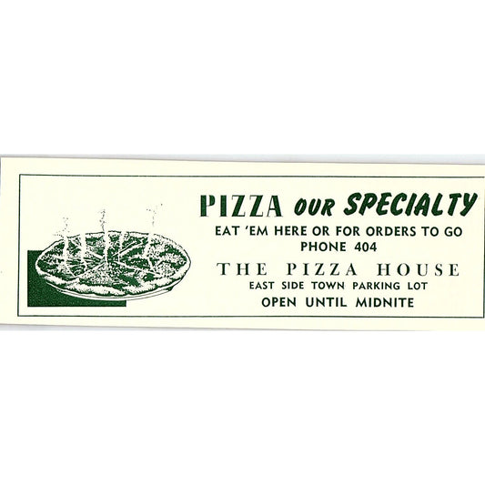 The Pizza House, Nifty Coffee Shop 1957 Estes Park CO Ad AG4-M1
