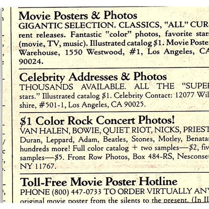 Mirage Silk Screen Novelty T-Shirts New York NY 1984 Ad AF8-M4