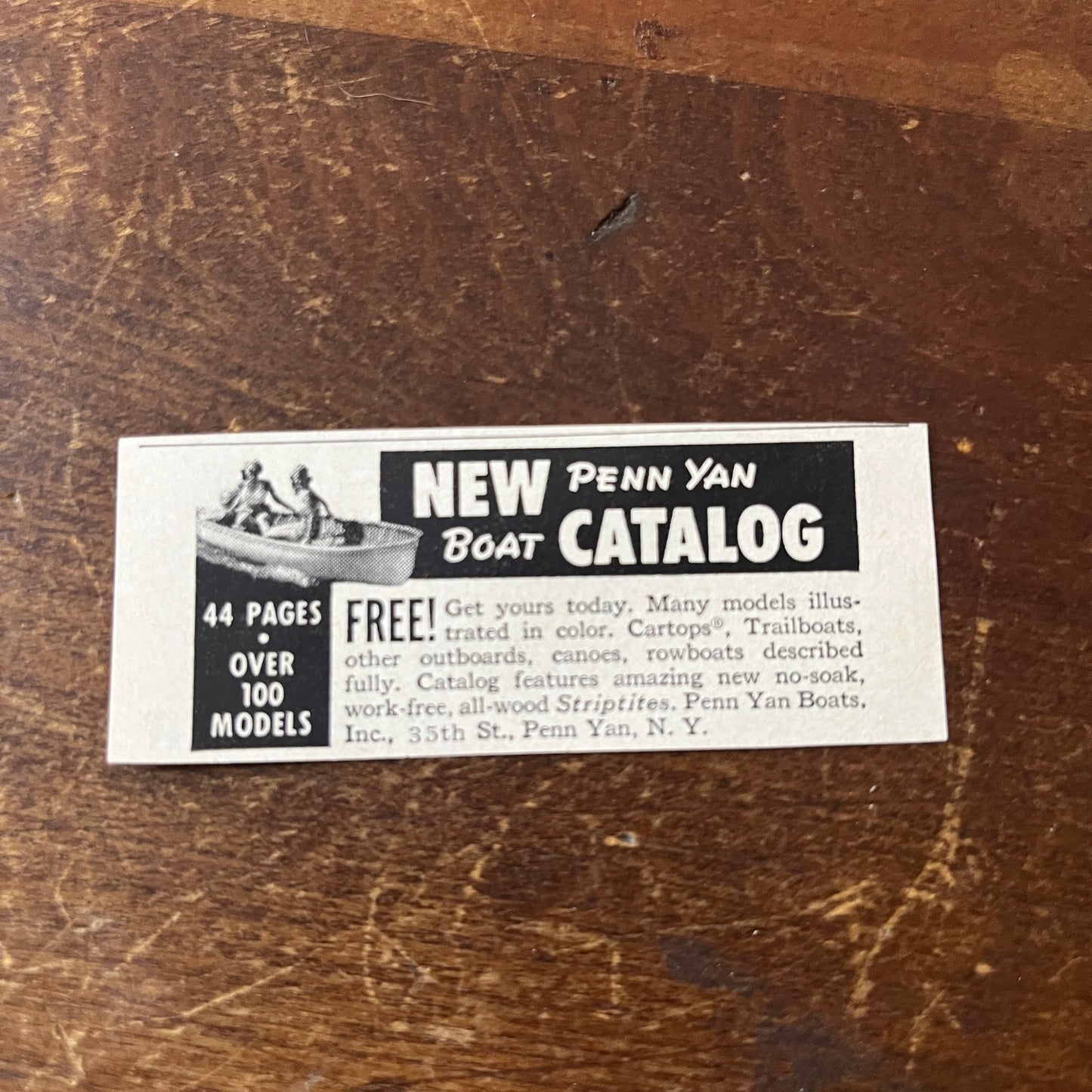 Penn Yan Boats New York NY 1955 Ad AF9-S9