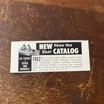 Penn Yan Boats New York NY 1955 Ad AF9-S9