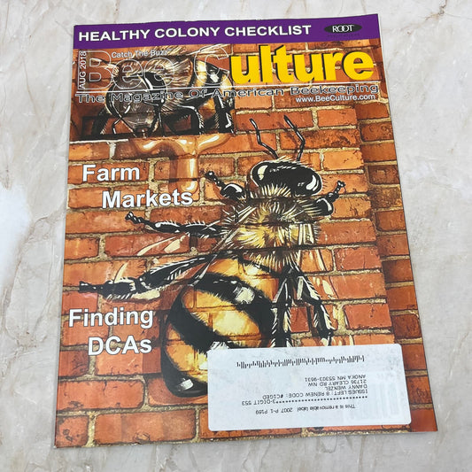2018 Aug Bee Culture Magazine Magazine - Magazine of American Beekeeping M7