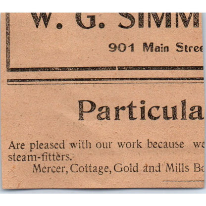 Robert C. Price Farm Exchange Hartford 1901 Newspaper Ad AD8-HS4