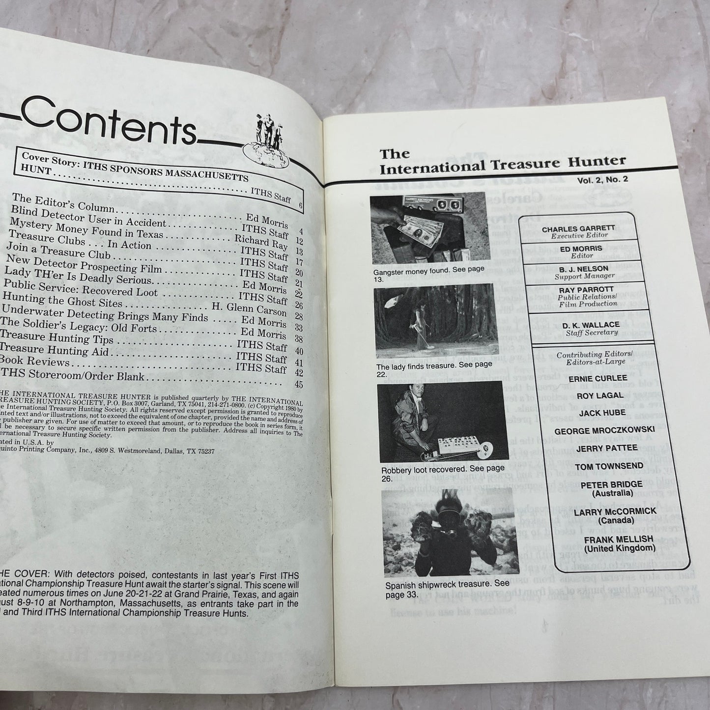 1980 The International Treasure Hunter Treasure News Magazine Vol 2 No 2 TG7-EK