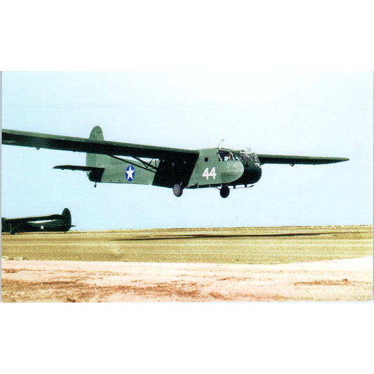 The Waco CG-4A Cargo Glider Vintage Postcard PC19