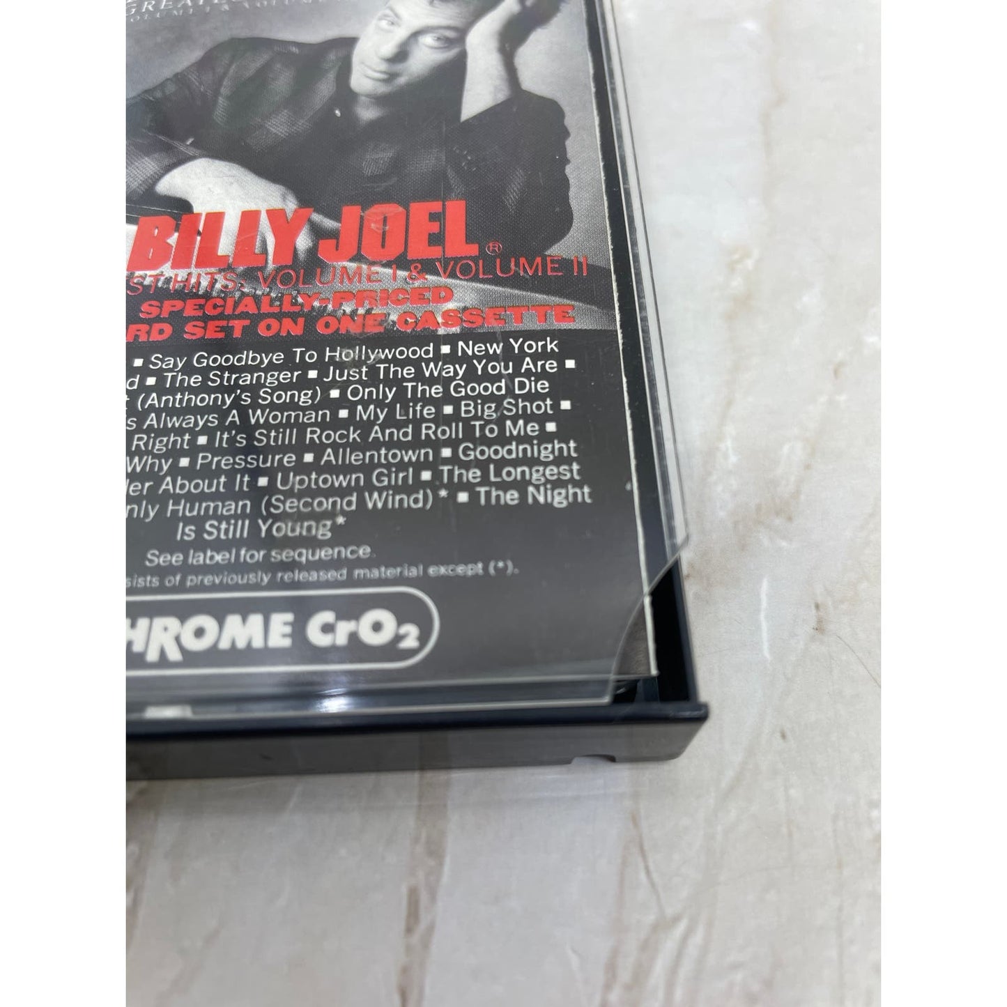 Billy Joel Greatest Hits Volume I & Volume II Cassette Tape TH5-T3