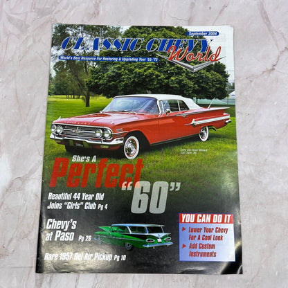 Rare 57 Bel Air Pickup '55, '56, '57 Classic Chevy World Magazine - Sep 2004 M29