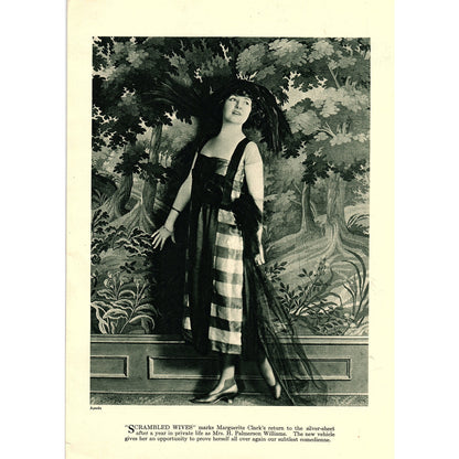 Marguerite Clark, Betty Blythe Scrambled Wives Queen Sheba Double Sided 8x11 V9