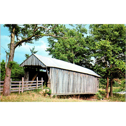Bay Covered Bridge #5 Hamden OH Covered Bridge Postcard PB11